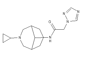 Image of N-(7-cyclopropyl-7-azabicyclo[3.3.1]nonan-9-yl)-2-(1,2,4-triazol-1-yl)acetamide