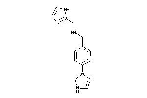 [4-(3,4-dihydro-1,2,4-triazol-2-yl)benzyl]-(1H-imidazol-2-ylmethyl)amine
