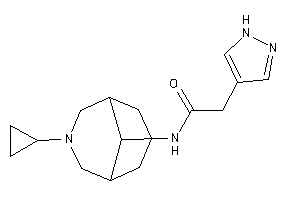N-(7-cyclopropyl-7-azabicyclo[3.3.1]nonan-9-yl)-2-(1H-pyrazol-4-yl)acetamide