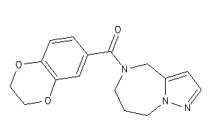 2,3-dihydro-1,4-benzodioxin-6-yl(4,6,7,8-tetrahydropyrazolo[1,5-a][1,4]diazepin-5-yl)methanone
