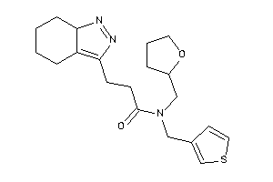 3-(5,6,7,7a-tetrahydro-4H-indazol-3-yl)-N-(tetrahydrofurfuryl)-N-(3-thenyl)propionamide