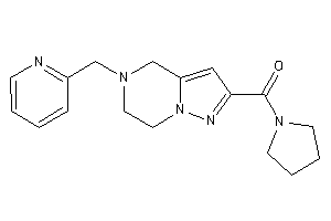 [5-(2-pyridylmethyl)-6,7-dihydro-4H-pyrazolo[1,5-a]pyrazin-2-yl]-pyrrolidino-methanone