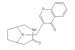 Image of 9-[(4-ketochromen-3-yl)methyl]-4,9-diazabicyclo[4.2.1]nonan-3-one