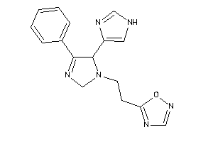 Image of 5-[2-[5-(1H-imidazol-4-yl)-4-phenyl-3-imidazolin-1-yl]ethyl]-1,2,4-oxadiazole