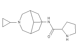 N-(7-cyclopropyl-7-azabicyclo[3.3.1]nonan-9-yl)pyrrolidine-2-carboxamide