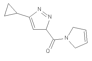 Image of (5-cyclopropyl-3H-pyrazol-3-yl)-(3-pyrrolin-1-yl)methanone