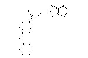Image of N-(2,3-dihydroimidazo[2,1-b]thiazol-6-ylmethyl)-4-(piperidinomethyl)benzamide