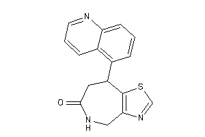 Image of 8-(5-quinolyl)-4,5,7,8-tetrahydrothiazolo[4,5-c]azepin-6-one