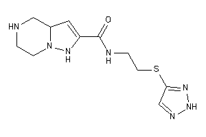 Image of N-[2-(2H-triazol-4-ylthio)ethyl]-1,3a,4,5,6,7-hexahydropyrazolo[1,5-a]pyrazine-2-carboxamide