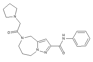 N-phenyl-5-(2-pyrrolidinoacetyl)-4,6,7,8-tetrahydropyrazolo[1,5-a][1,4]diazepine-2-carboxamide