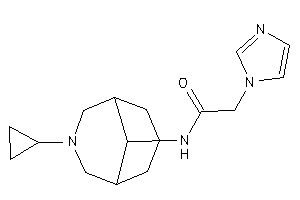 N-(7-cyclopropyl-7-azabicyclo[3.3.1]nonan-9-yl)-2-imidazol-1-yl-acetamide