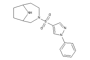 4-(1-phenylpyrazol-4-yl)sulfonyl-4,9-diazabicyclo[4.2.1]nonane
