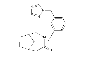 Image of 9-[3-(1,2,4-triazol-1-ylmethyl)benzyl]-4,9-diazabicyclo[4.2.1]nonan-3-one