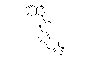 N-[4-(1H-1,2,4-triazol-5-ylmethyl)phenyl]-3H-indazole-3-carboxamide