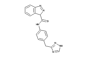N-[4-(1H-1,2,4-triazol-3-ylmethyl)phenyl]-3H-indazole-3-carboxamide