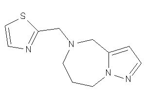 2-(4,6,7,8-tetrahydropyrazolo[1,5-a][1,4]diazepin-5-ylmethyl)thiazole