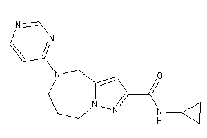 N-cyclopropyl-5-(4-pyrimidyl)-4,6,7,8-tetrahydropyrazolo[1,5-a][1,4]diazepine-2-carboxamide