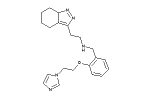 2-(5,6,7,7a-tetrahydro-4H-indazol-3-yl)ethyl-[2-(2-imidazol-1-ylethoxy)benzyl]amine
