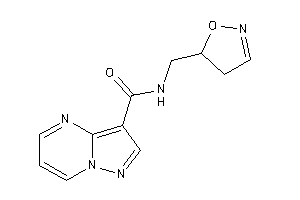 N-(2-isoxazolin-5-ylmethyl)pyrazolo[1,5-a]pyrimidine-3-carboxamide