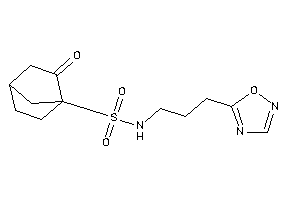 1-(2-ketonorbornan-1-yl)-N-[3-(1,2,4-oxadiazol-5-yl)propyl]methanesulfonamide