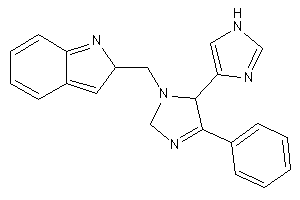 2-[[5-(1H-imidazol-4-yl)-4-phenyl-3-imidazolin-1-yl]methyl]-2H-indole