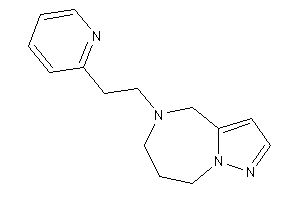 5-[2-(2-pyridyl)ethyl]-4,6,7,8-tetrahydropyrazolo[1,5-a][1,4]diazepine