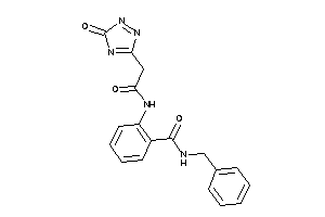 Image of N-benzyl-2-[[2-(5-keto-1,2,4-triazol-3-yl)acetyl]amino]benzamide