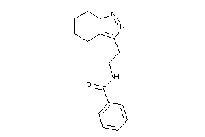 N-[2-(5,6,7,7a-tetrahydro-4H-indazol-3-yl)ethyl]benzamide