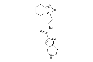 Image of N-[2-(4,5,6,7-tetrahydro-2H-indazol-3-yl)ethyl]-1,3a,4,5,6,7-hexahydropyrazolo[1,5-a]pyrazine-2-carboxamide