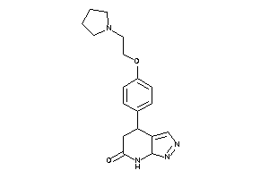 4-[4-(2-pyrrolidinoethoxy)phenyl]-4,5,7,7a-tetrahydropyrazolo[3,4-b]pyridin-6-one