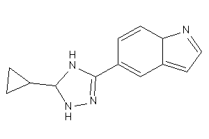 5-(5-cyclopropyl-4,5-dihydro-1H-1,2,4-triazol-3-yl)-7aH-indole