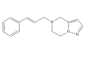 5-cinnamyl-6,7-dihydro-4H-pyrazolo[1,5-a]pyrazine