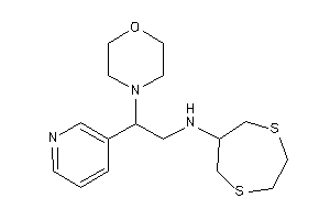 Image of 1,4-dithiepan-6-yl-[2-morpholino-2-(3-pyridyl)ethyl]amine