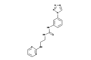 1-[2-(2-pyrimidylamino)ethyl]-3-[3-(tetrazol-1-yl)phenyl]urea