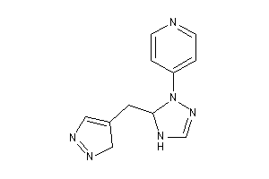 4-[3-(3H-pyrazol-4-ylmethyl)-3,4-dihydro-1,2,4-triazol-2-yl]pyridine