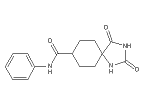 1,3-diketo-N-phenyl-2,4-diazaspiro[4.5]decane-8-carboxamide