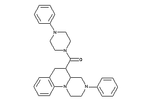 (3-phenyl-1,2,4,4a,5,6-hexahydropyrazino[1,2-a]quinolin-5-yl)-(4-phenylpiperazino)methanone