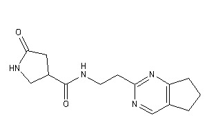 Image of N-[2-(6,7-dihydro-5H-cyclopenta[d]pyrimidin-2-yl)ethyl]-5-keto-pyrrolidine-3-carboxamide