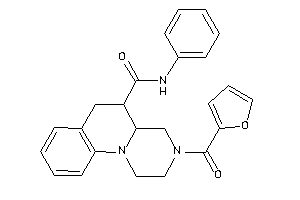 3-(2-furoyl)-N-phenyl-1,2,4,4a,5,6-hexahydropyrazino[1,2-a]quinoline-5-carboxamide