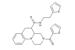Image of 3-(2-furoyl)-N-[2-(2-thienyl)ethyl]-1,2,4,4a,5,6-hexahydropyrazino[1,2-a]quinoline-5-carboxamide