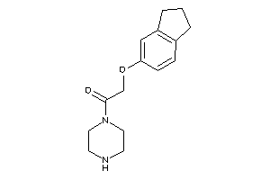 2-indan-5-yloxy-1-piperazino-ethanone