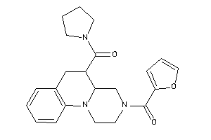 Image of [3-(2-furoyl)-1,2,4,4a,5,6-hexahydropyrazino[1,2-a]quinolin-5-yl]-pyrrolidino-methanone