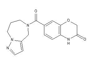 Image of 7-(4,6,7,8-tetrahydropyrazolo[1,5-a][1,4]diazepine-5-carbonyl)-4H-1,4-benzoxazin-3-one
