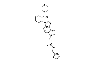 N-(2-furfuryl)-2-[(morpholinoBLAHyl)thio]acetamide