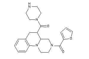 Image of [3-(2-furoyl)-1,2,4,4a,5,6-hexahydropyrazino[1,2-a]quinolin-5-yl]-piperazino-methanone