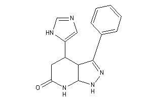 4-(1H-imidazol-5-yl)-3-phenyl-1,3a,4,5,7,7a-hexahydropyrazolo[3,4-b]pyridin-6-one