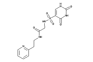 2-[(2,4-diketo-1H-pyrimidin-5-yl)sulfonylamino]-N-[2-(2-pyridyl)ethyl]acetamide