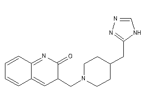 3-[[4-(4H-1,2,4-triazol-3-ylmethyl)piperidino]methyl]-3H-quinolin-2-one