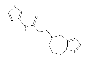 3-(4,6,7,8-tetrahydropyrazolo[1,5-a][1,4]diazepin-5-yl)-N-(3-thienyl)propionamide