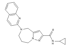 N-cyclopropyl-5-(2-quinolyl)-4,6,7,8-tetrahydropyrazolo[1,5-a][1,4]diazepine-2-carboxamide